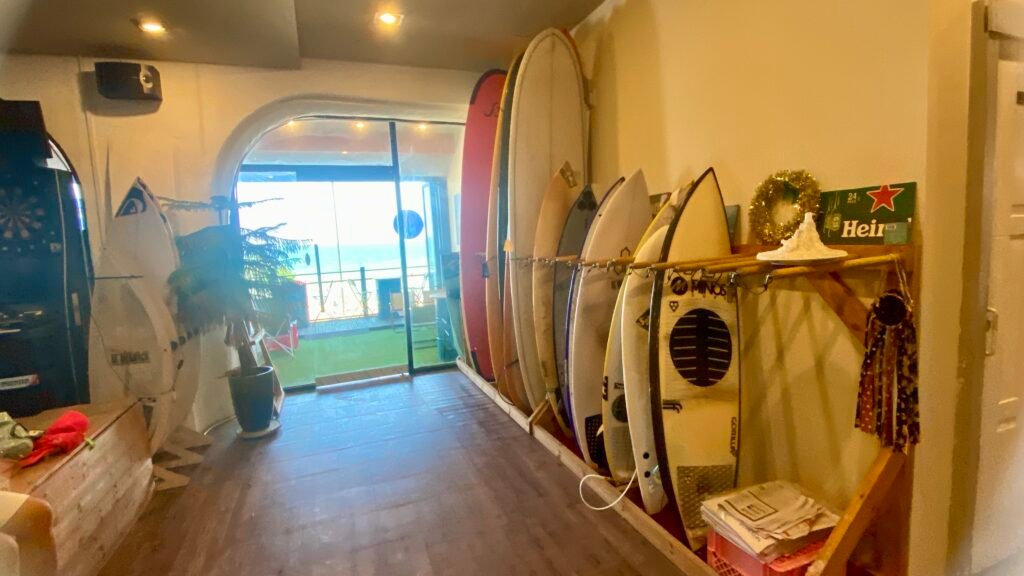 在釜山体验冲浪